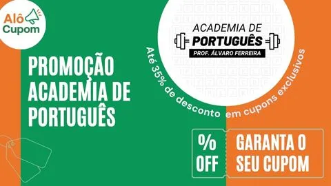 Cupom de Desconto Academia de Português