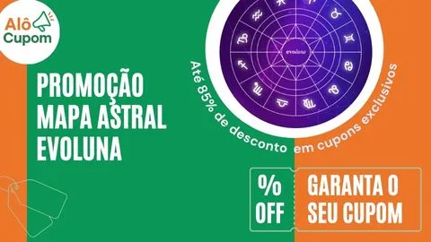 cupom de desconto mapa astral evoluna