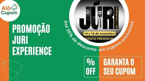 Cupom de desconto do Juri Experience
