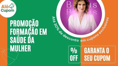 cupom de desconto formação em saúde da mulher da Camila Mercali