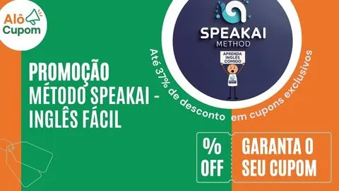 Método Speakai Ingles facil cupom de desconto