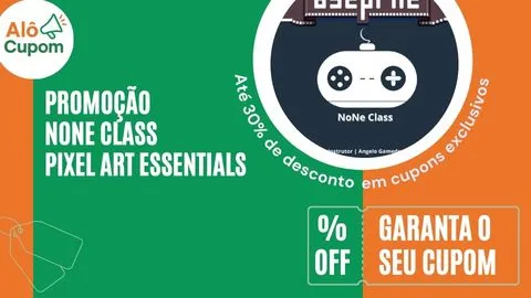 cupom de desconto none class art pixel essencial