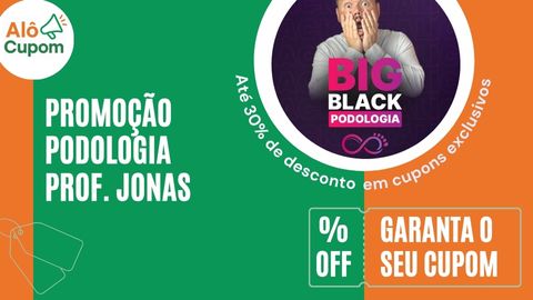 cupom de desconto podologia prof. jonas