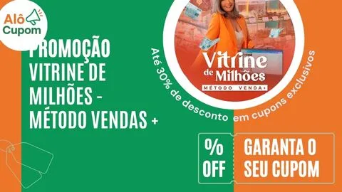 cupom de desconto vitrine milhoes