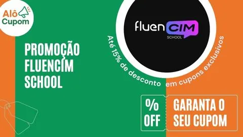 cupom de desconto Fluencim School