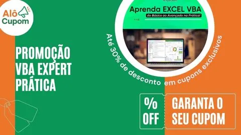 cupom de desconto vba expert pratica