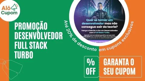 cupom de desconto curso desenvolvedor full stack turbo