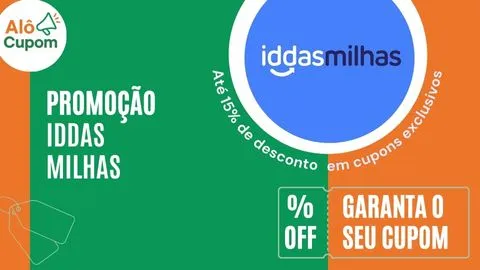 cupom de desconto iddas milhas