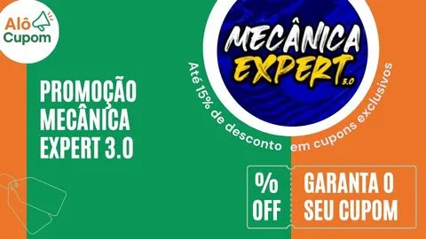 cupom de desconto mecânico expert 3.0