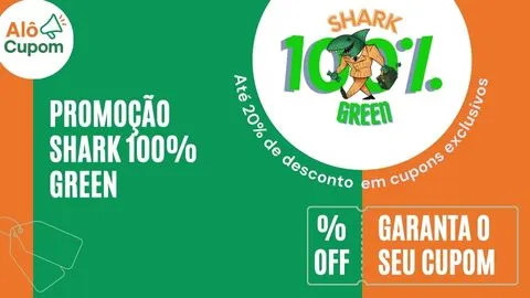 cupom de desconto shark 100 green