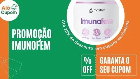 cupom de desconto Imunofem