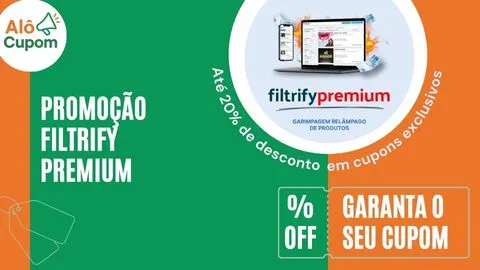 cupom de desconto filtrify premium