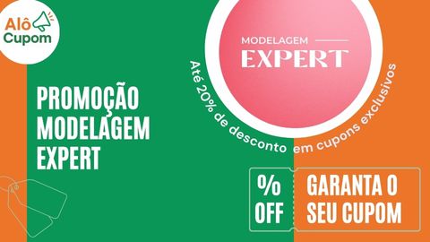 cupom de desconto modelagem expert